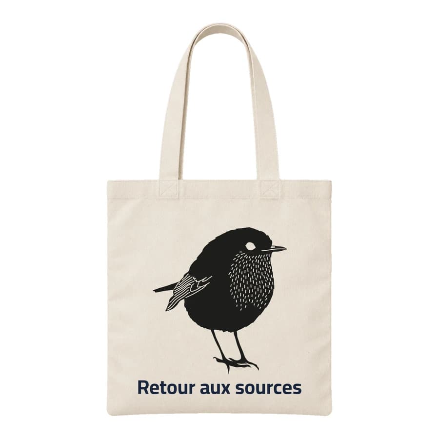 Tote bag — Oiseau — الأمام — طبيعي